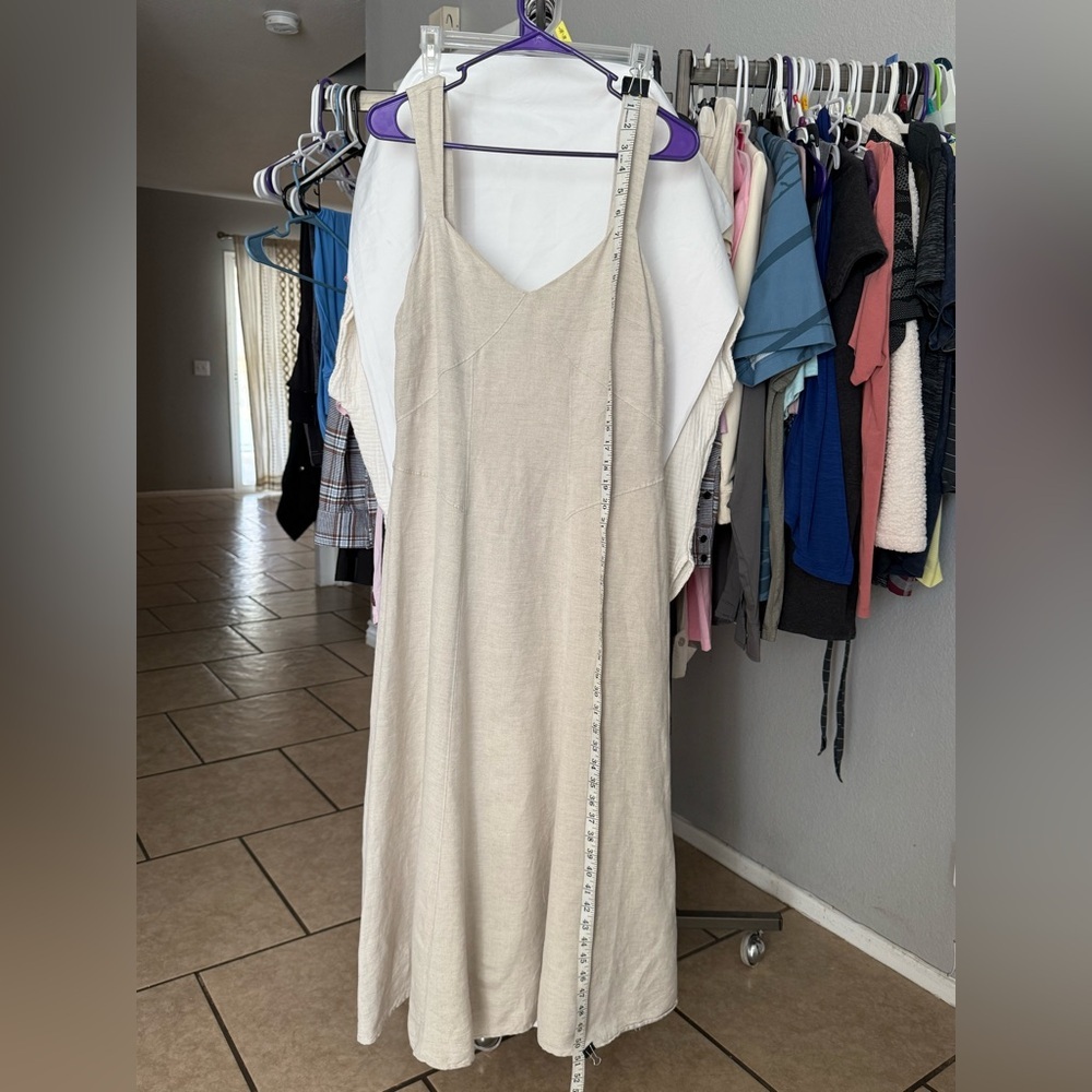 LOFT Cream Midi Dress - Picture 16 of 16